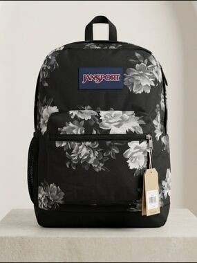 black flower jansport backpack CROSS TOWN 18 LUAU LIFE     Meet the JANSPORT Superbreak Plus FX JanSport Superbreak Plus FX Surreal